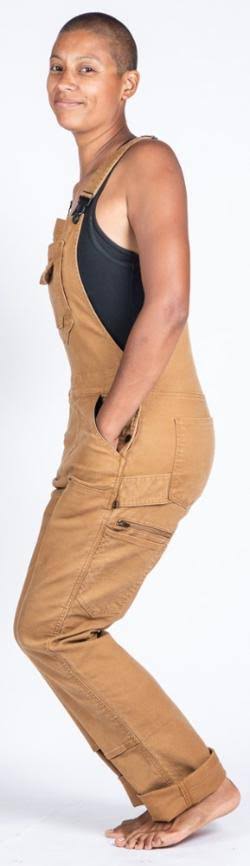 Saddle Brown Canvas Overall R141007