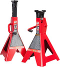Steel Jack Stands 6 Ton Capacity Red 1 Pair R166836