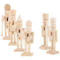 24 Pcs Wooden Nutcracker Figures Y132020