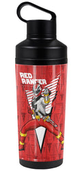 Red Ranger Character 18 oz Insulated Stainless Steel Water Bottle with 2-in-1 Loop Cap X7979