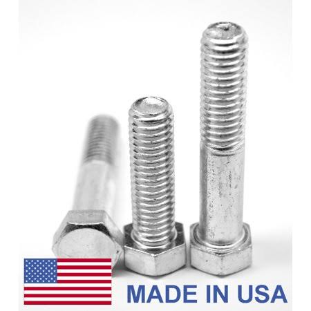 7/16 inch-14 x 1 3/4 inch Coarse Thread Grade 5 Hex Cap Screw, Zinc Plated, Pk 100 Q38350