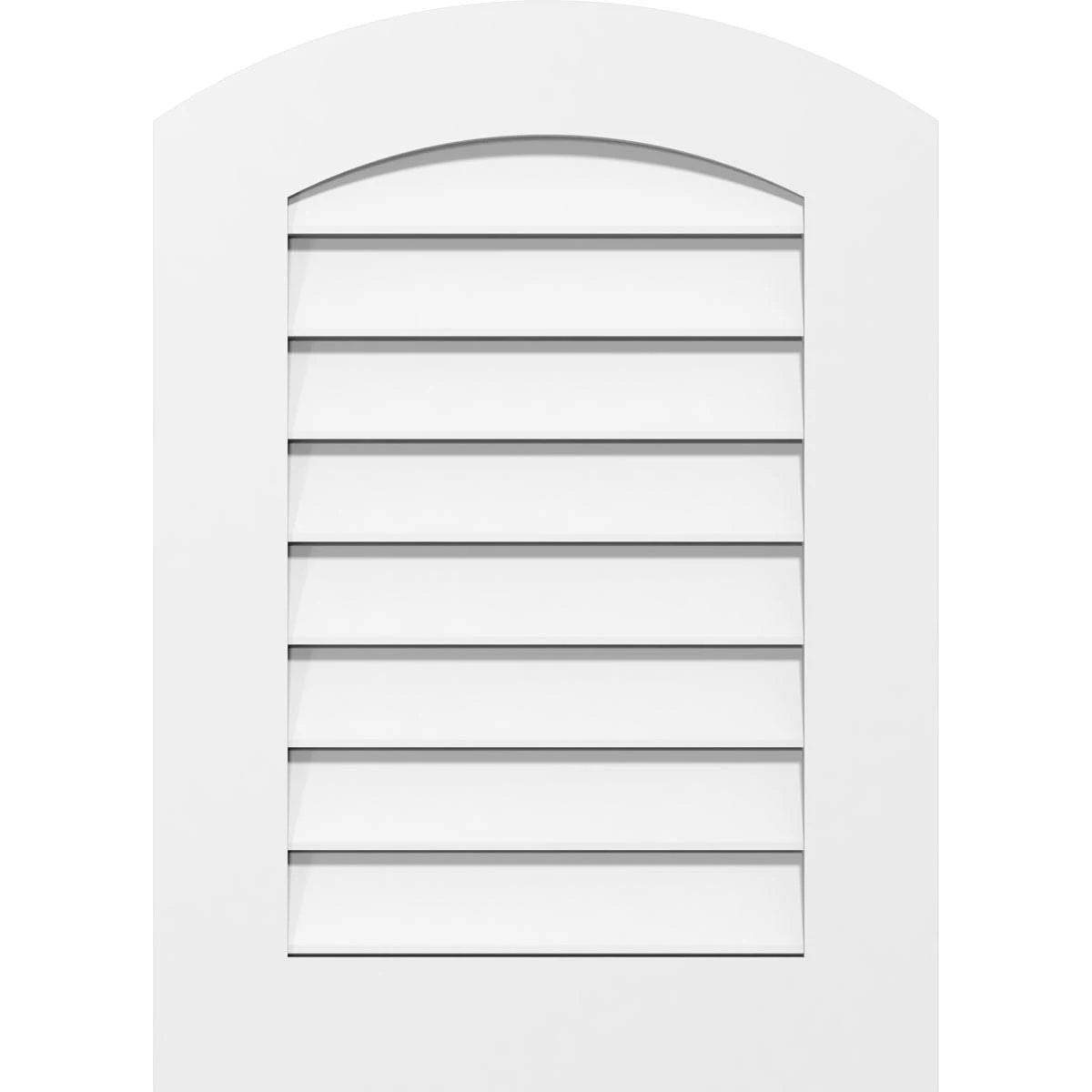 Arch Top Surface Mount PVC Gable Vent I1956
