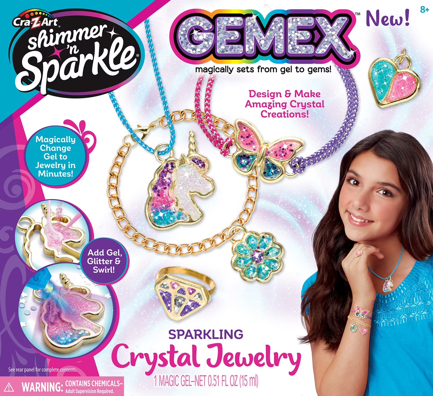 24 Piece Crystal Jewelry Kit V422