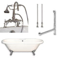 Acrylic Double Ended Clawfoot Bathtub 70 x 30 in. U540723