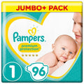 New Baby Size 1 Jumbo+ Pack 96 Nappies P476819