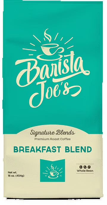 Breakfast Blend Whole Bean Coffee, 2 Bags, 16oz Each S700