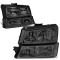 Smoked Housing Clear Corner Headlight and Bumper Lamp M44057