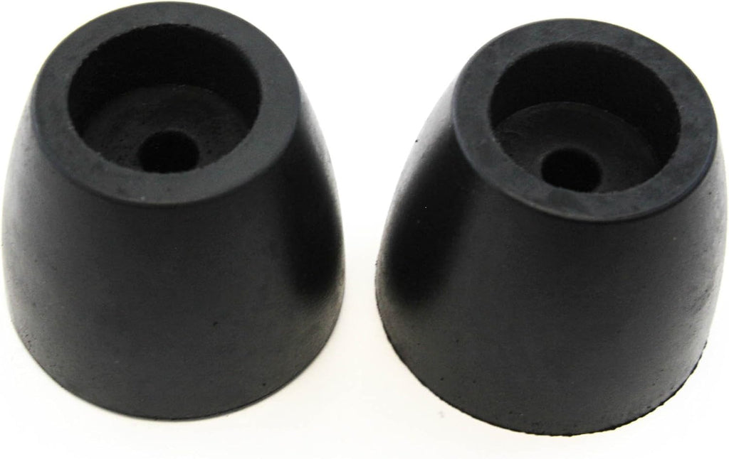 Red Hound Auto 24 Rubber Bumper for Trailer Compatible with Ramp Door Truck 2 Inches Thick Cone Replacement Cargo Stop C107262