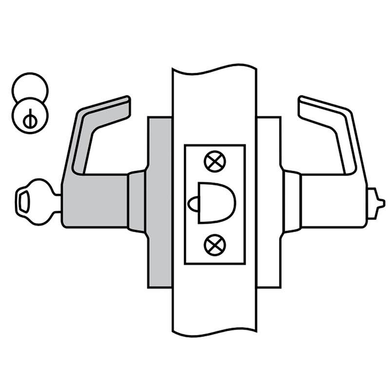 Cylindrical Lock V48665