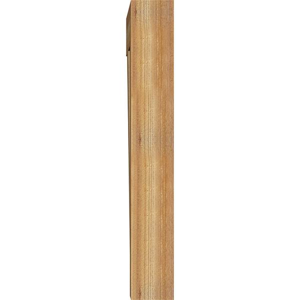 Traditional Block Rough Sawn Bracket, Western Red Cedar D77401