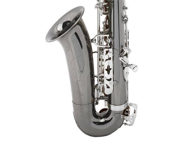 Black Nickel Plated B Flat Tenor Saxophone with Case and Mouthpiece K205760