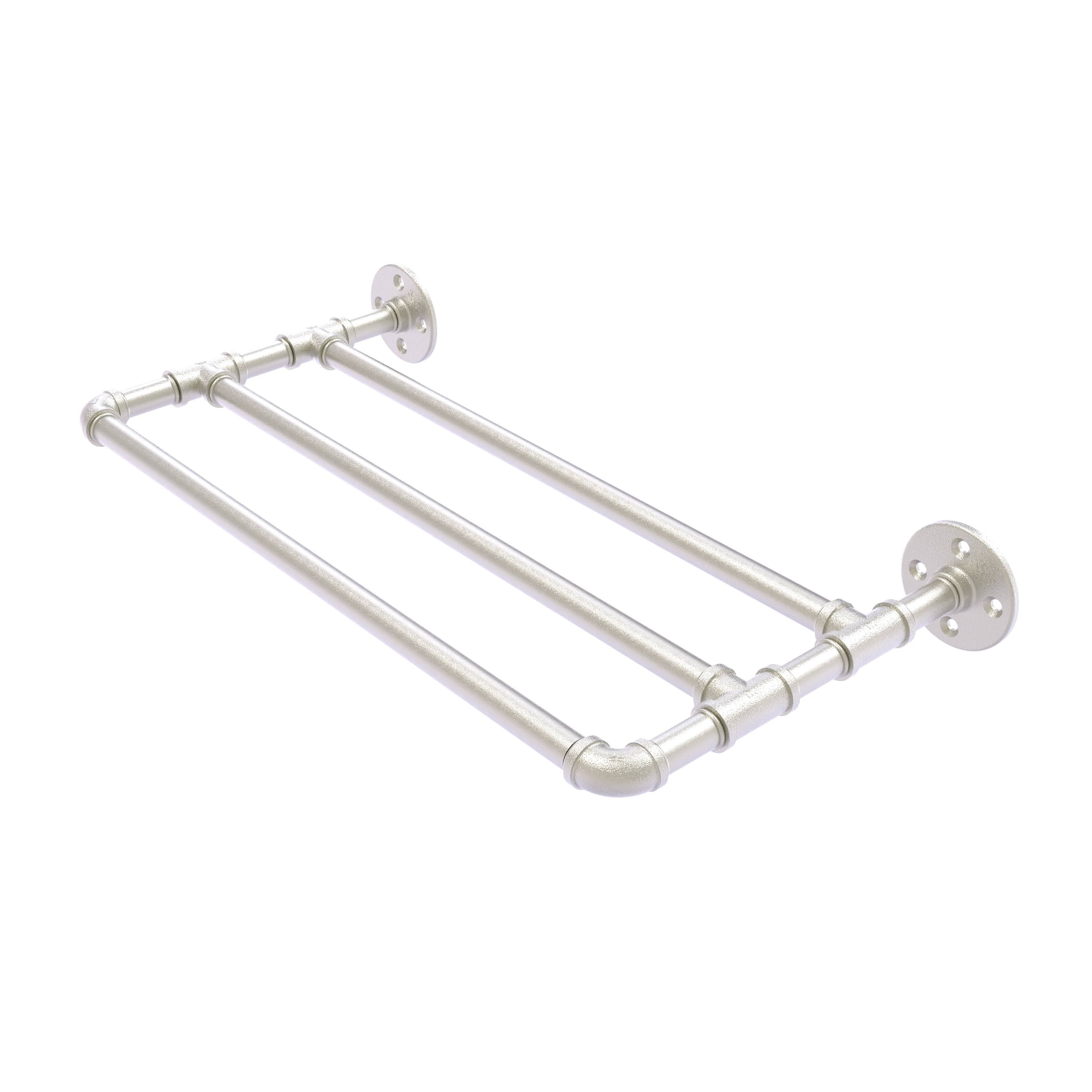 18 inch Wall Mounted Towel Shelf Satin Nickel Q278243