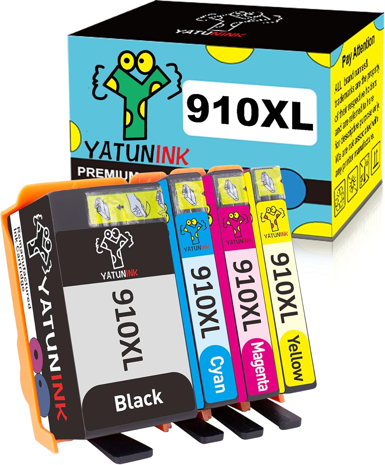 Remanufactured Ink Cartridge Combo Pack 4 Pack S8418