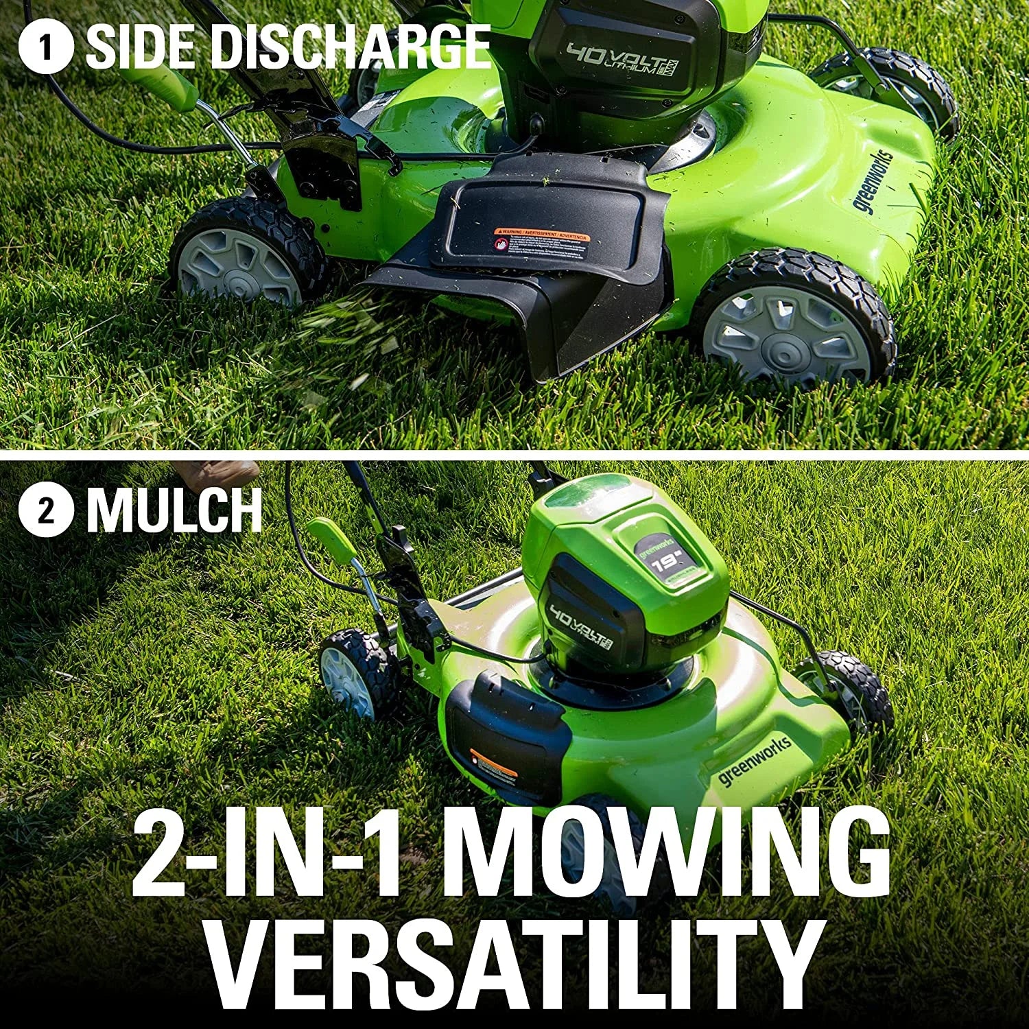 40V 19" Cordless Walk-Behind Mower with 4.0Ah Battery & Charger K326083