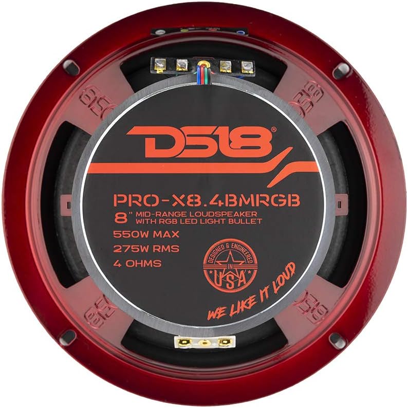 550W Max 4 Ohms Midrange Car Audio Speaker C7807