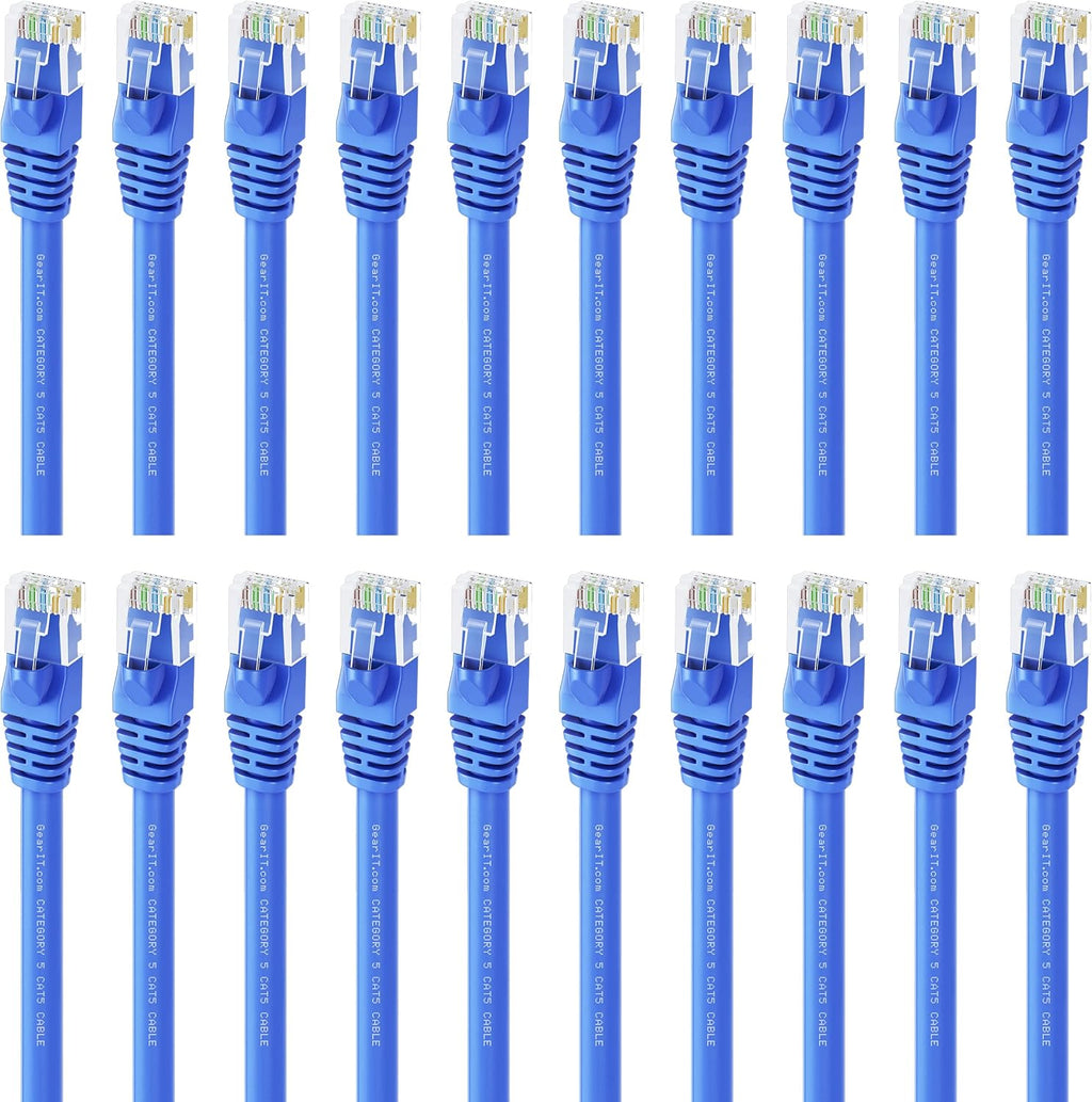 Blue 5 Feet Cat5e Ethernet Patch Cable F8934