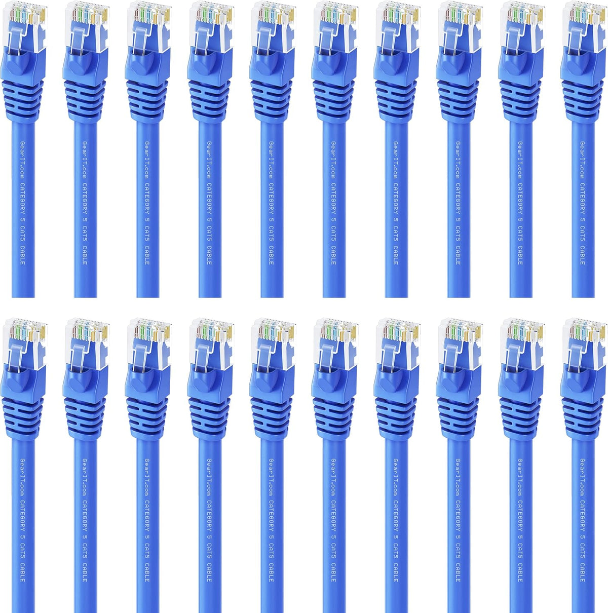 Blue 5 Feet Cat5e Ethernet Patch Cable F8934