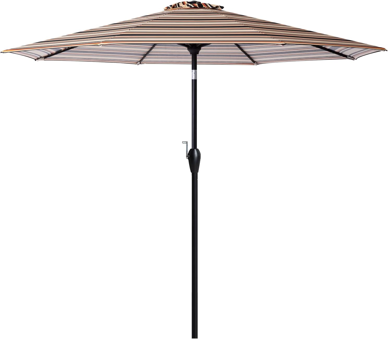 Beige 9 ft Patio Umbrella with Nonfading Canopy D907962