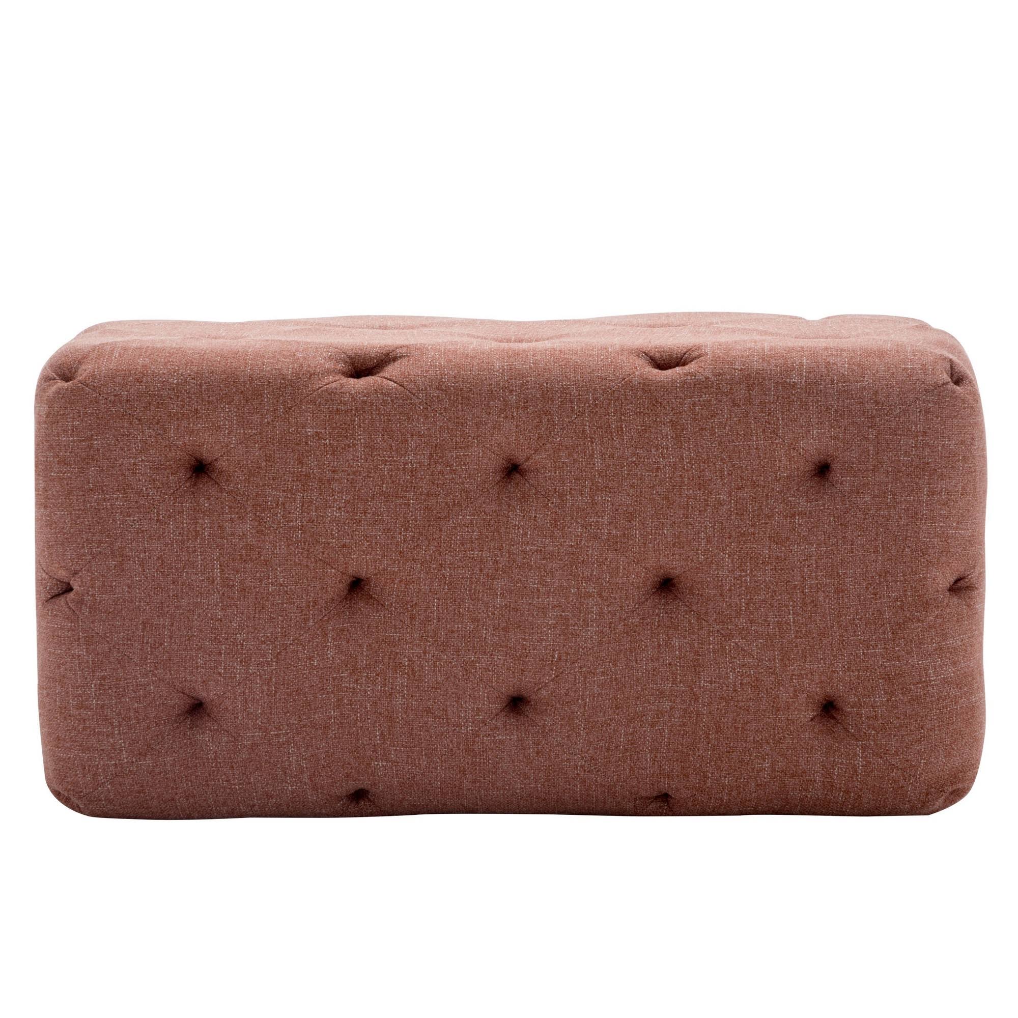 Pink Pintucked Ottoman E552263