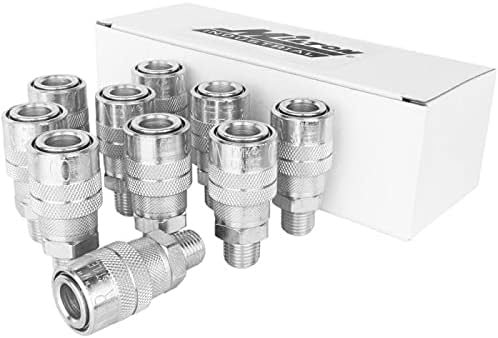 1/4" MNPT Steel Quick-Connect Coupler, Box of 10 G66266