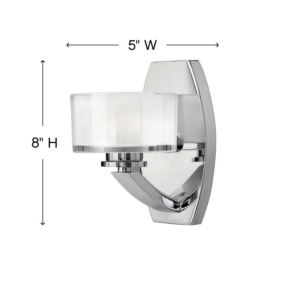 Chrome 1 Light Bath O174316
