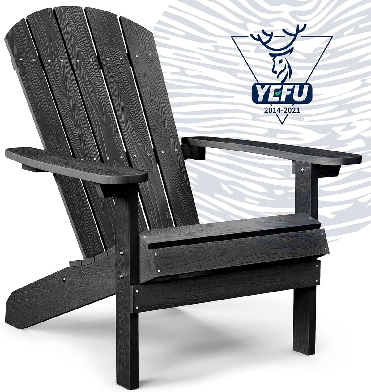 Blue Plastic Adirondack Chair Y222236