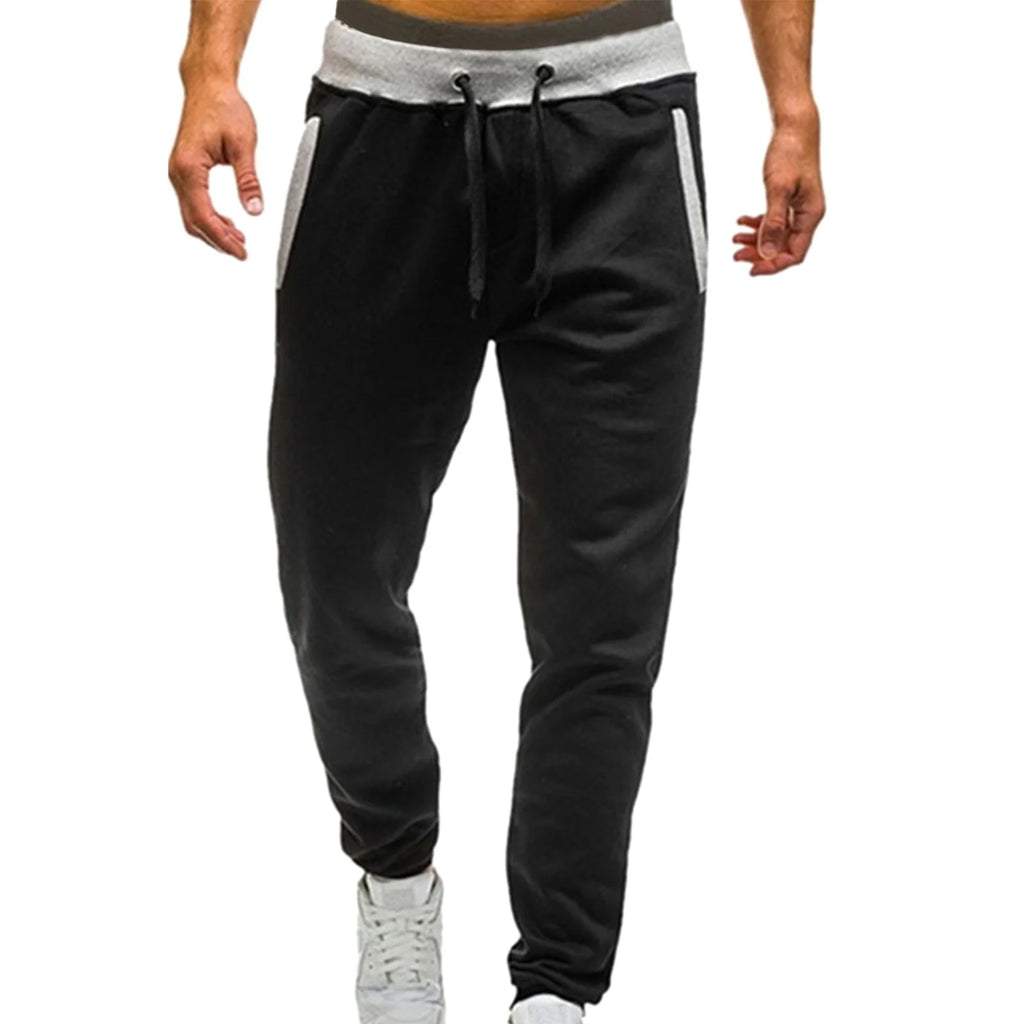 Men's Casual Jogging Pants, Polyester Sweatpants with Pockets I167