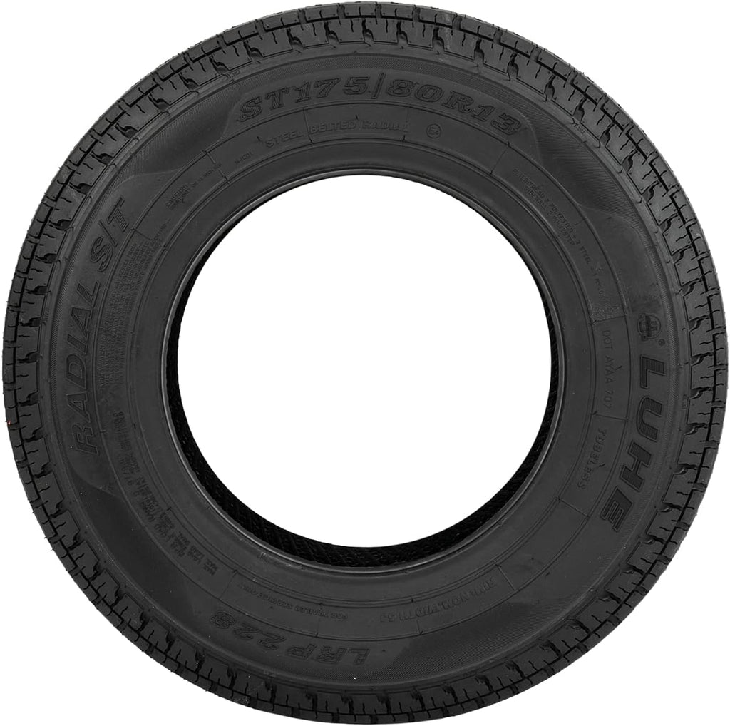 ST175/80R13 Trailer Tires 8PR Load Range D Tubeless Pack of 2 B90033