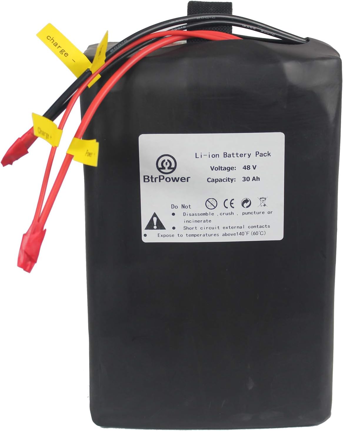 48V 10AH-50AH Lithium ion LiFePO4 Battery Pack with 5A Charger and 50A BMS E819963