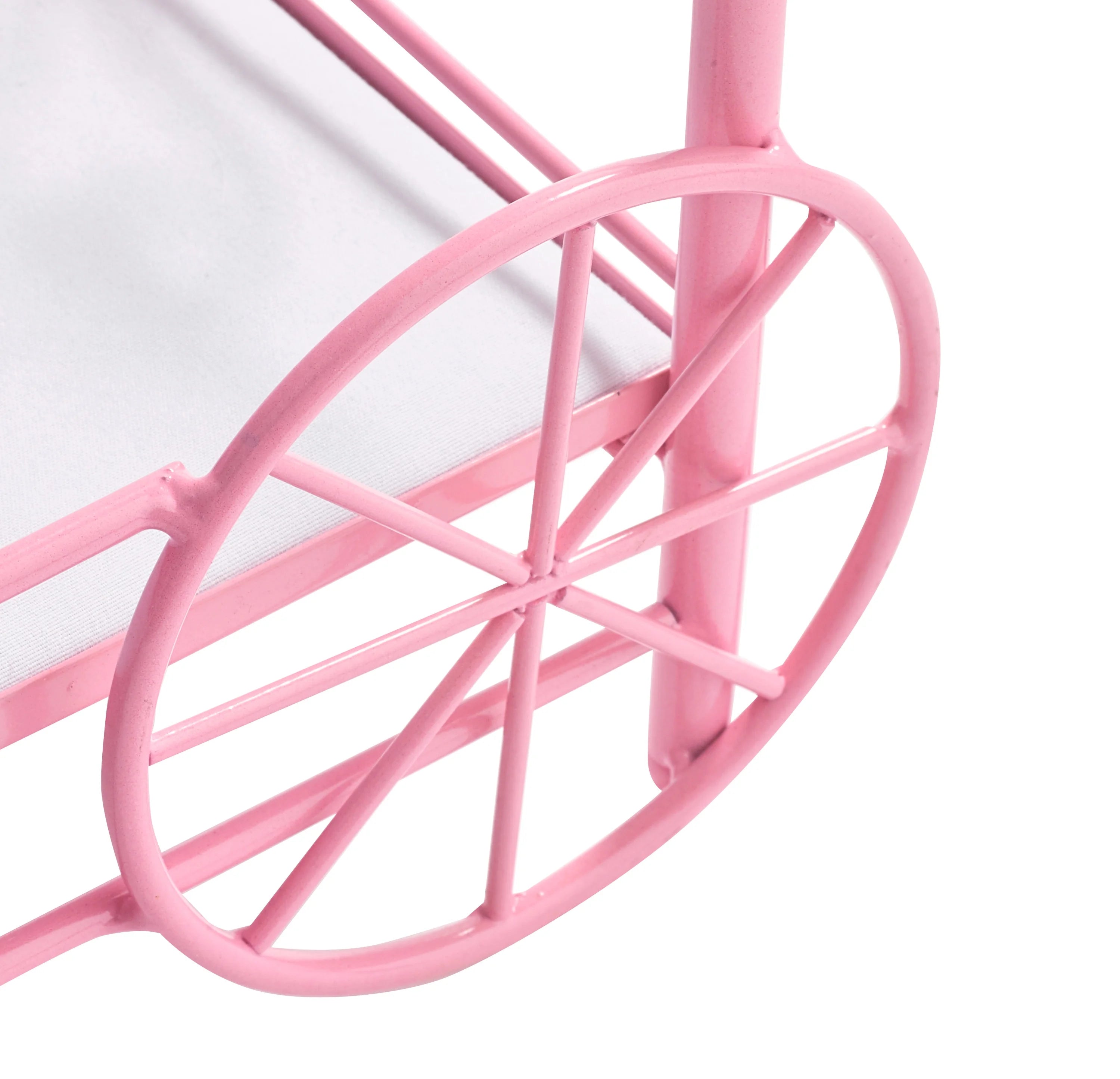 Pink Doll Bed with Canopy and LED Lights A336
