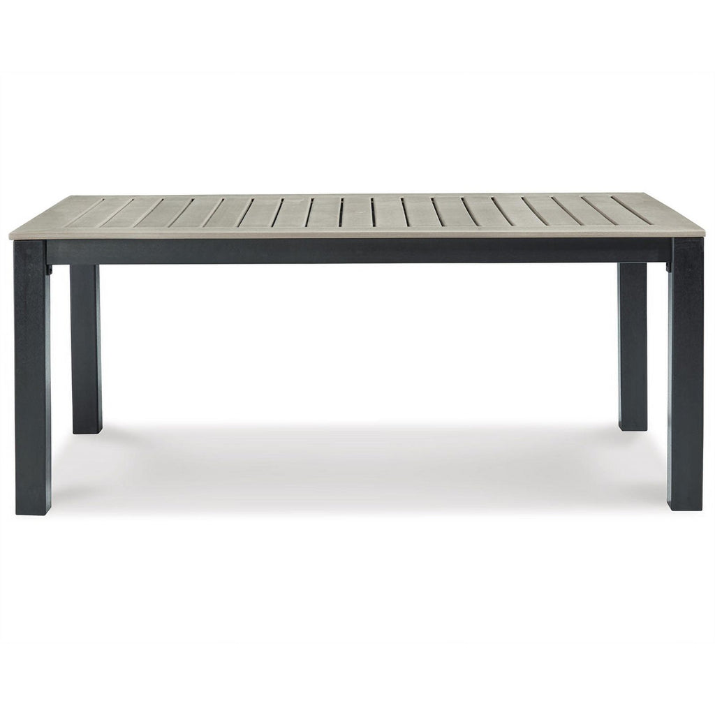 Black Plastic Outdoor Dining Table B8633