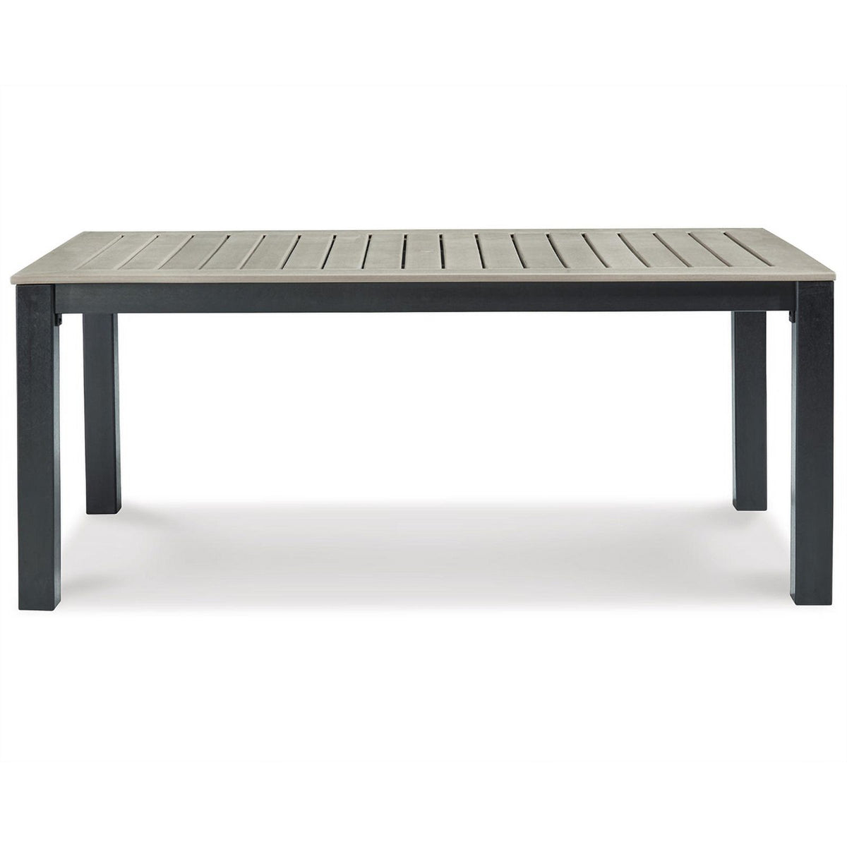 Black Plastic Outdoor Dining Table B8633