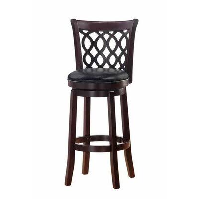 Espresso Swivel Bar Stool Y2445