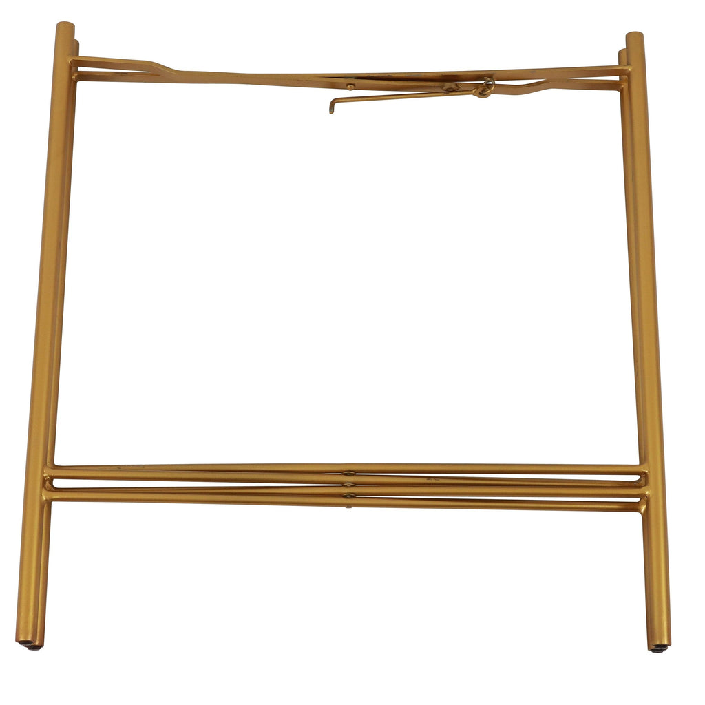 Gold Folding Accent Table V6356
