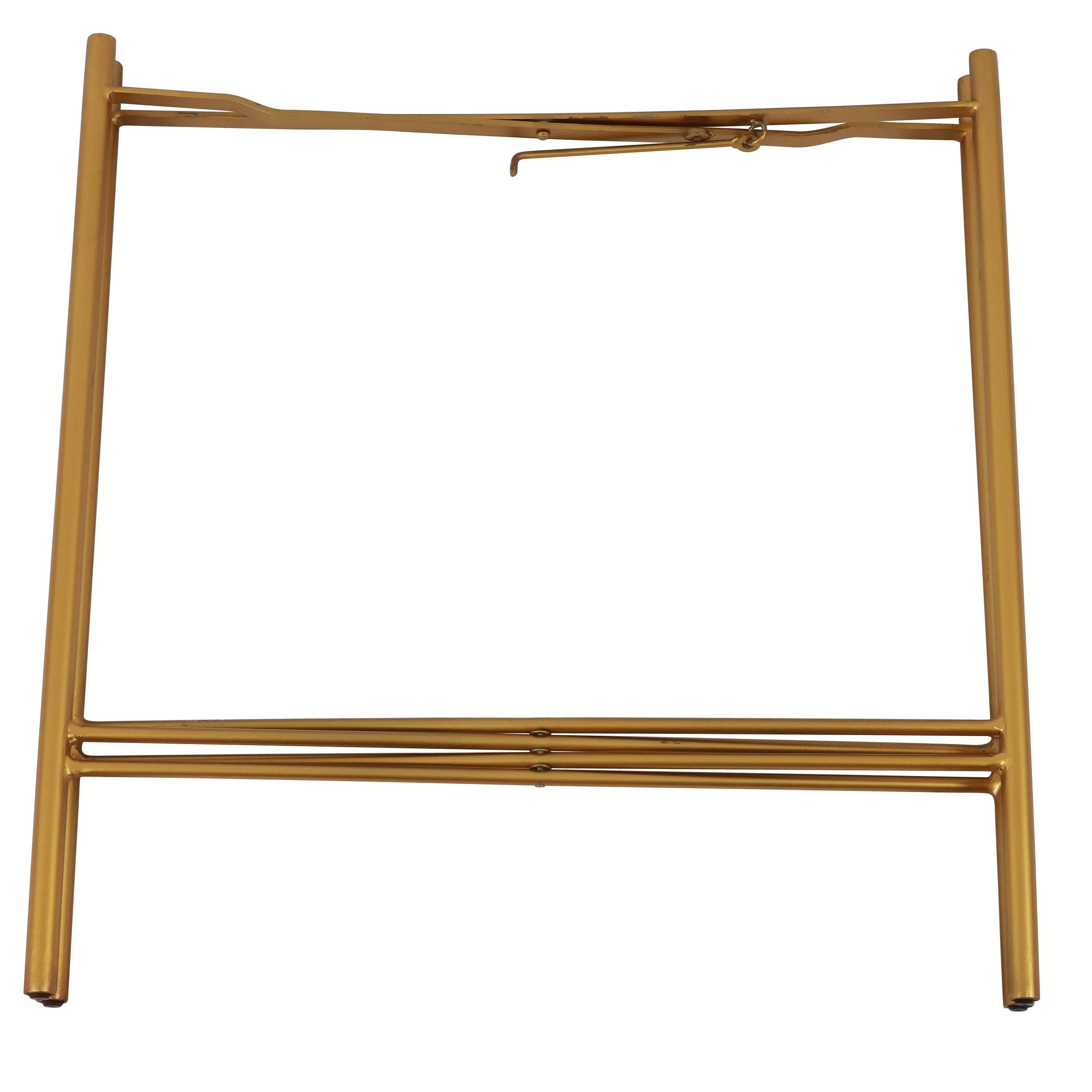 Gold Folding Accent Table V6356