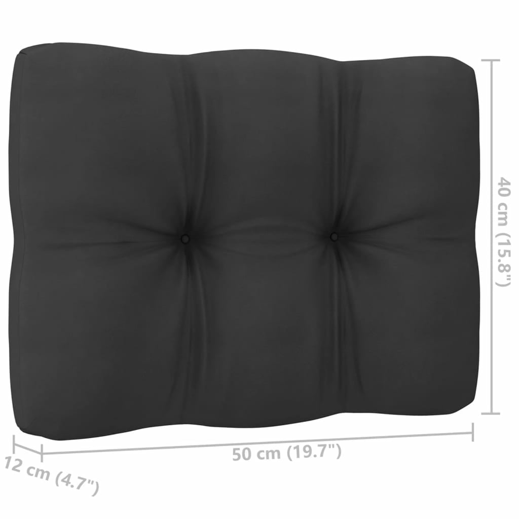 4 Piece White Pinewood Outdoor Sectional Sofa Set with Cushion G55683