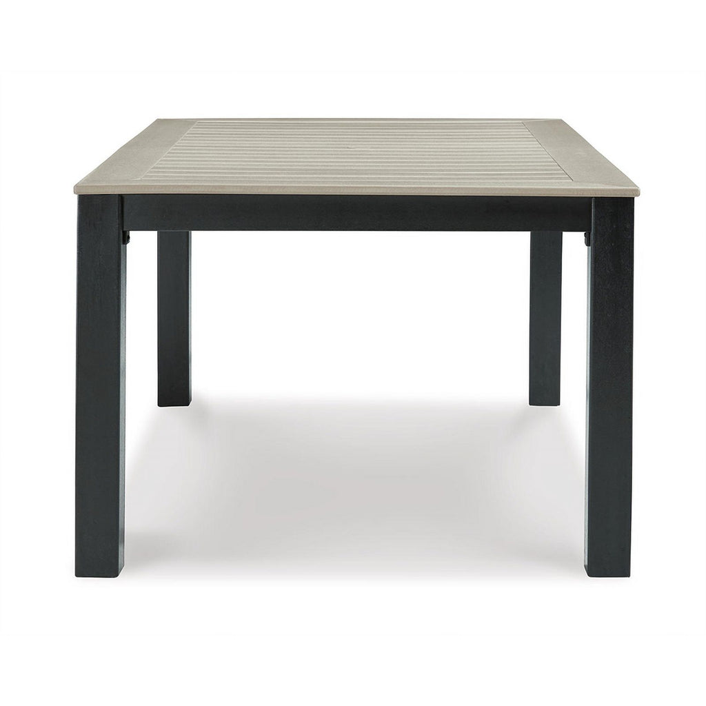 Black Plastic Outdoor Dining Table B8633