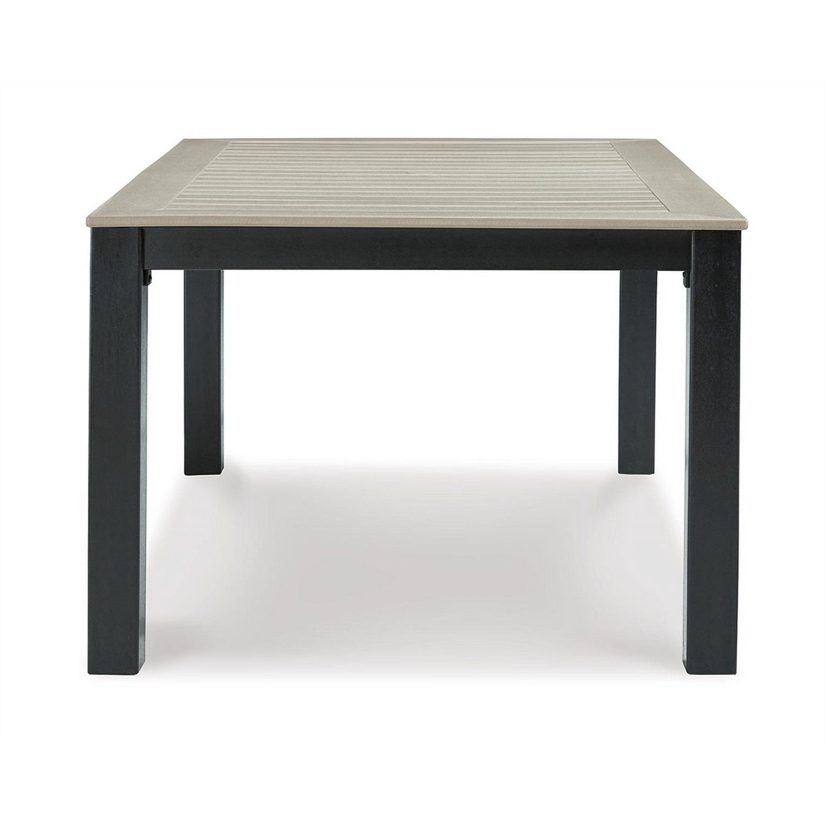 Black Plastic Outdoor Dining Table B8633