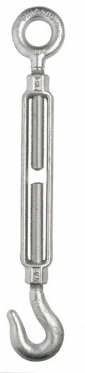 Turnbuckle, Hook & Eye, Galvanized, 3/4 x 9 in X4681