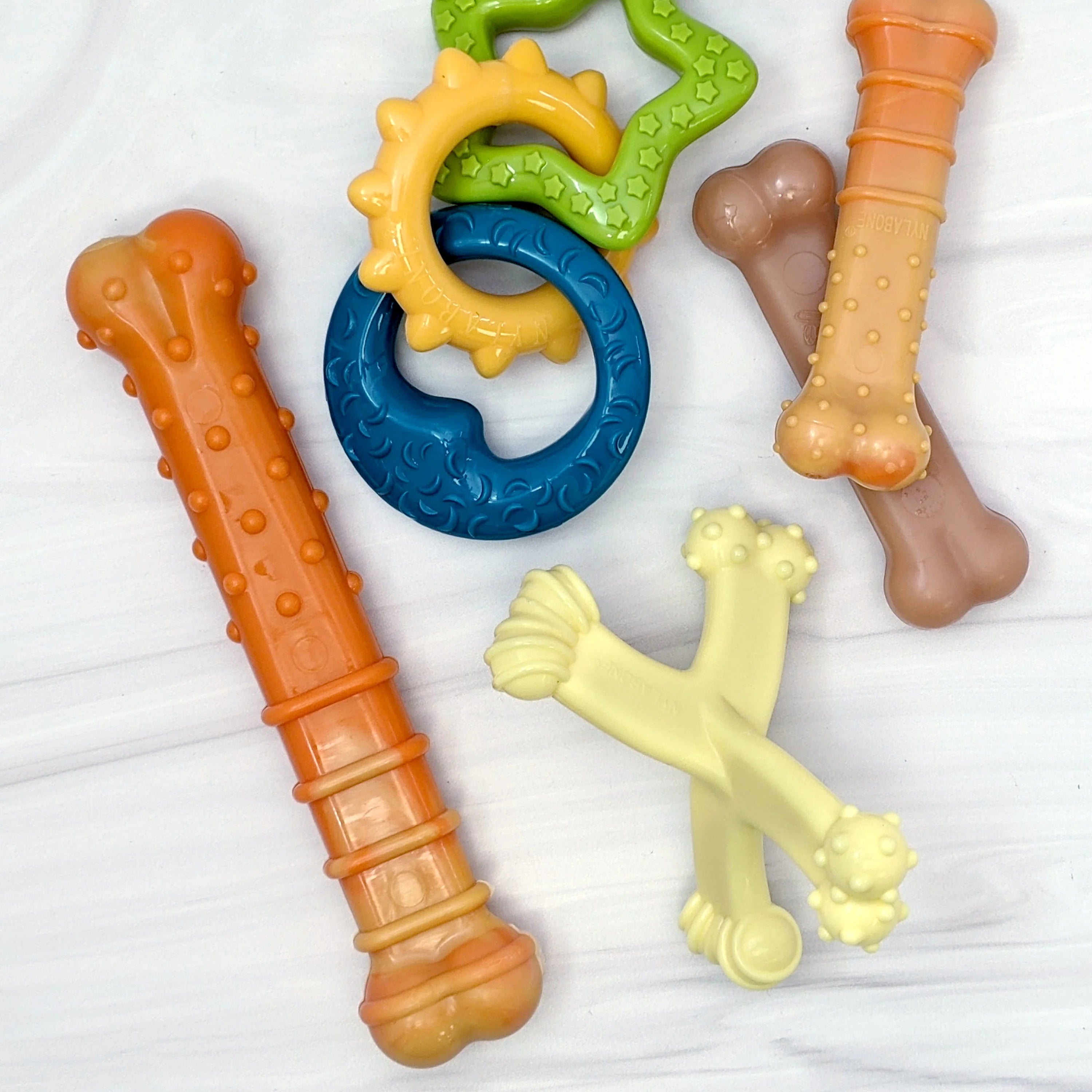Bacon Teething Toy Rings for Dogs (1 Count) E508