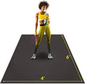 Large Exercise Mat 6' x 4' x 7mm Non-Slip Rubber Workout Mat Z39664