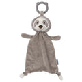Gray Sloth Teether Lovey Plush Security Blanket M29118