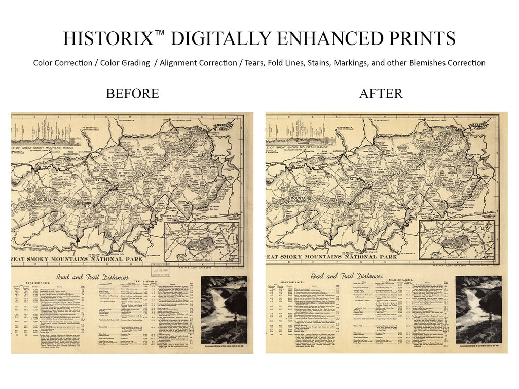 Vintage Map Wall Art Poster Z646115