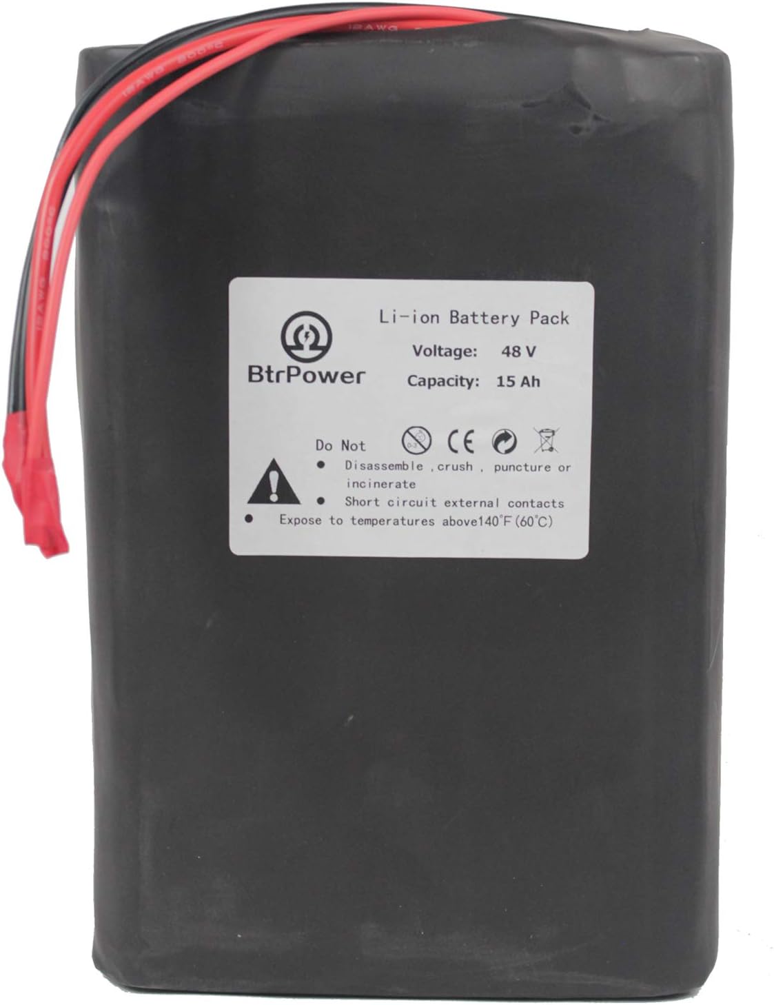 48V 10AH-50AH Lithium ion LiFePO4 Battery Pack with 5A Charger and 50A BMS E819963