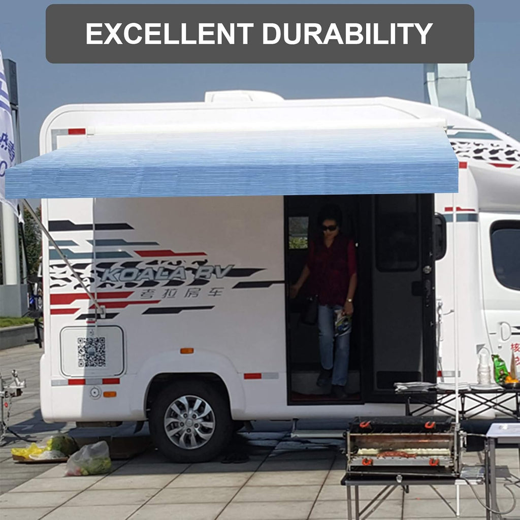 15' Waterproof Vinyl RV Awning Fabric Replacement E899495