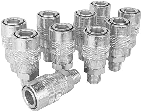 1/4" MNPT Steel Quick-Connect Coupler, Box of 10 G66266