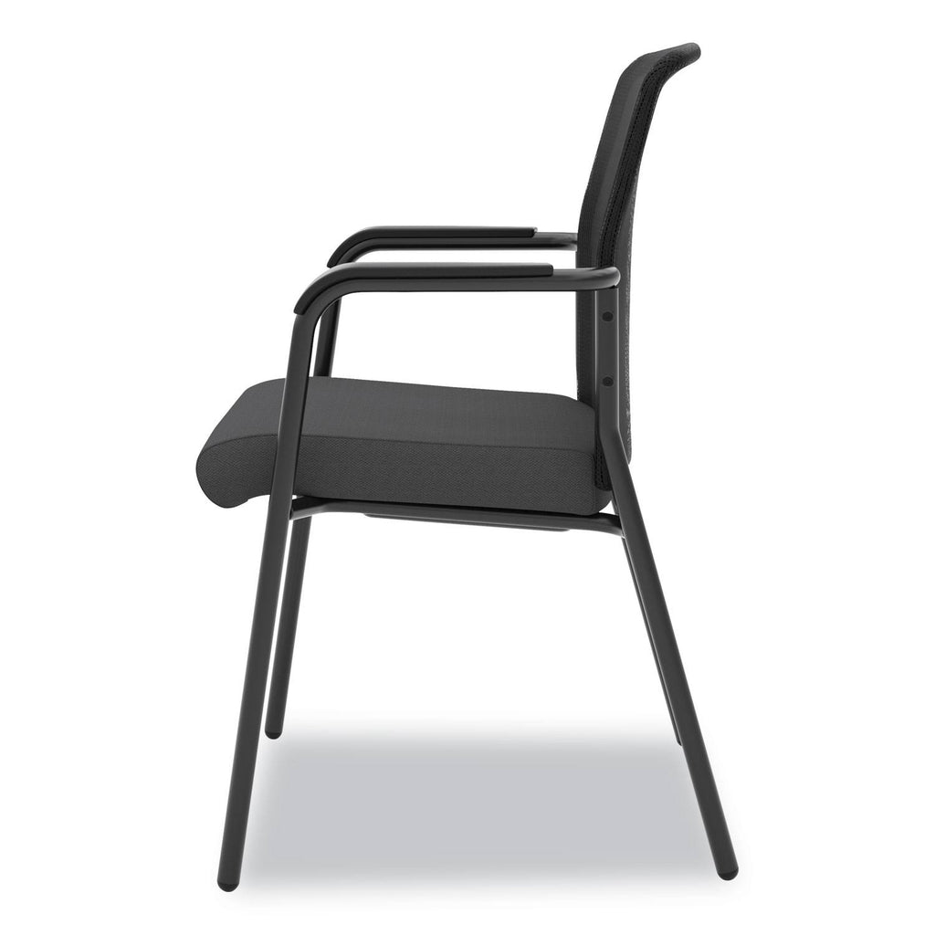 Black Mesh Back Multi-Purpose Chair with Arms H687