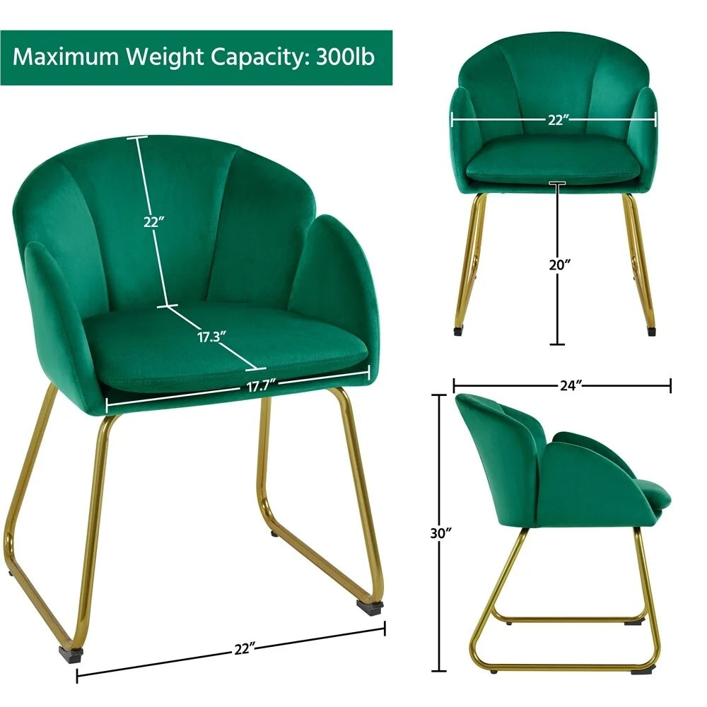 Pink Velvet Armchair with Metal Legs X8292
