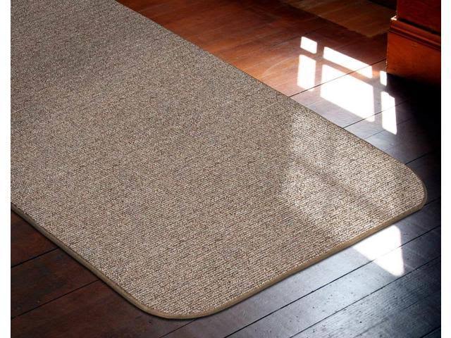 Pebble Beige Skid-Resistant Carpet Runner M4701