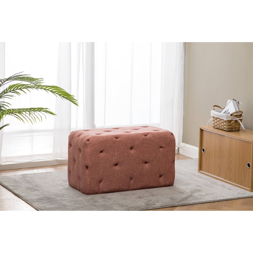 Pink Pintucked Ottoman E552263